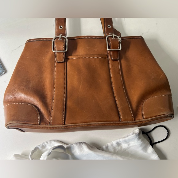 Coach 7588 | Y2K Brown Leather Small Carryall/Tote - Picture 13 of 13